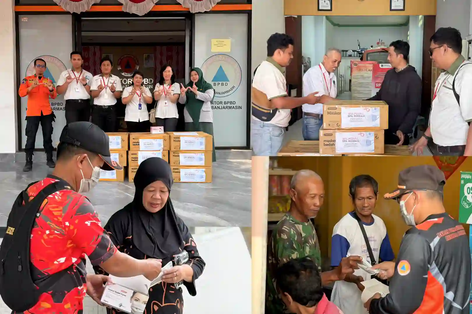 SPIL Salurkan Bantuan Masker bagi Masyarakat Terdampak Kebakaran di Kalimantan